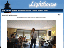 Tablet Screenshot of lighthousegospel.org