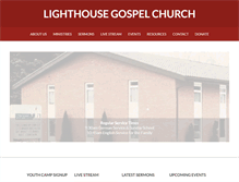 Tablet Screenshot of lighthousegospel.ca